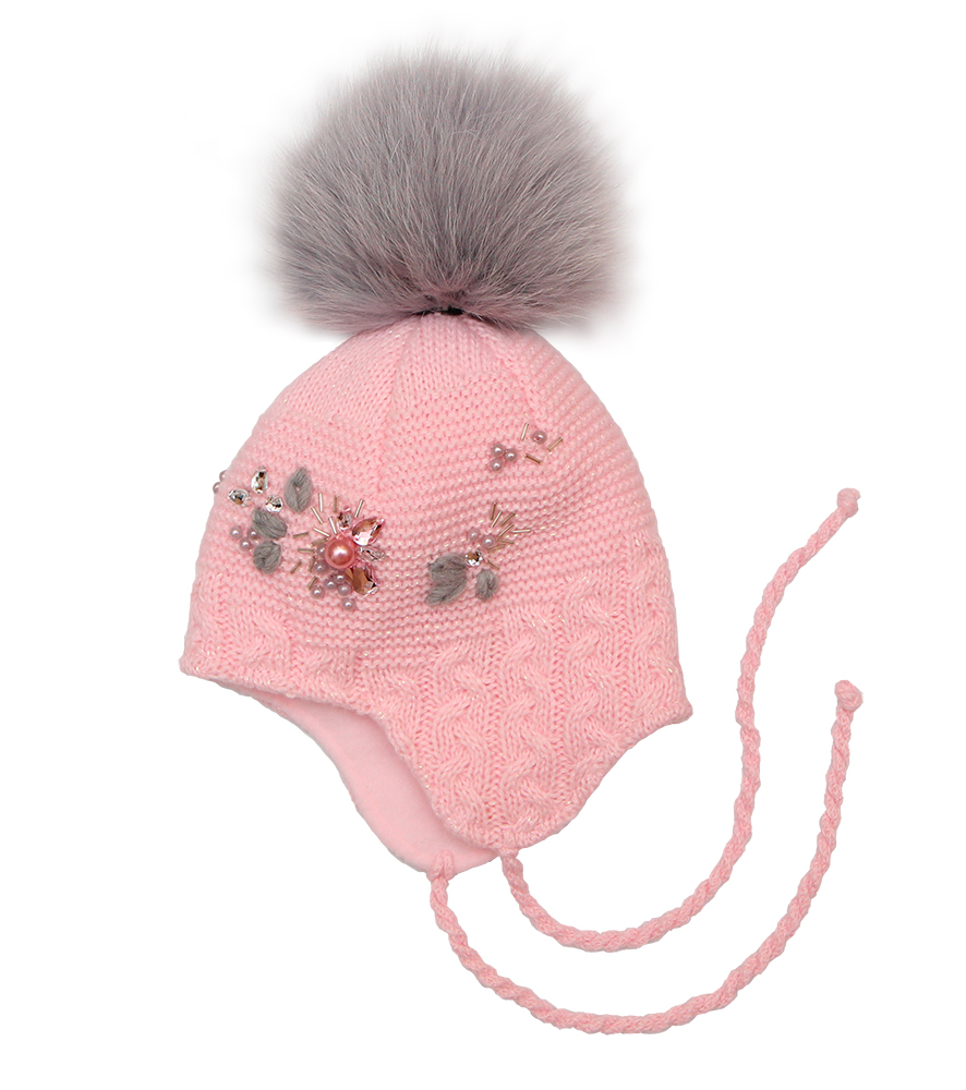 Детская шапка PILGUNI P23-720А розовая