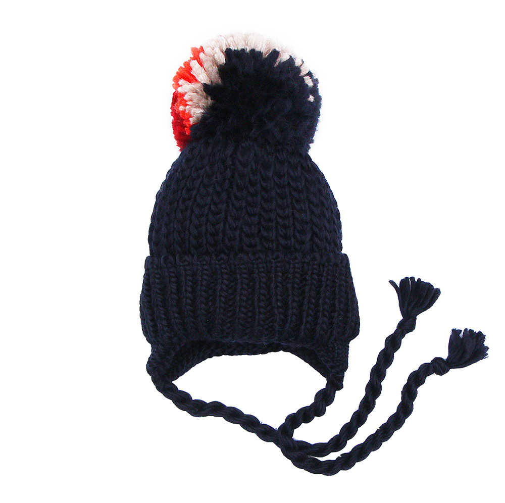 Детская шапка PILGUNI P27-512 темно-синяя с красным