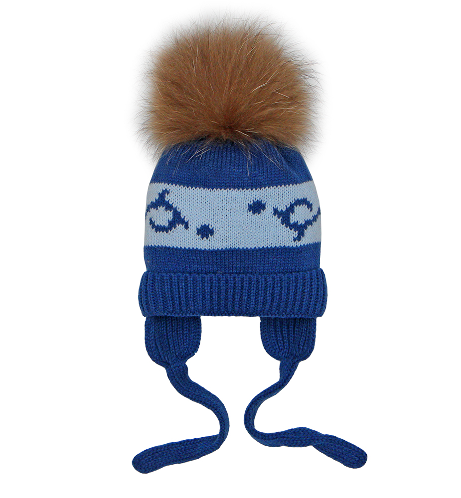 Детская шапка PILGUNI P21-611TA синяя